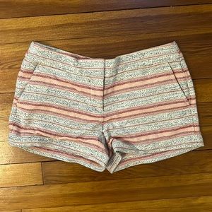 Loft stripped pattern shorts